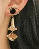 Contrast Color Geometric Earrings Accessories Drop Earrings