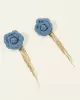 Flower Shape Tasseled Earrings Accessories