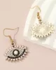 Contrast Color Eye Shape Earrings Accessories Drop Earrings