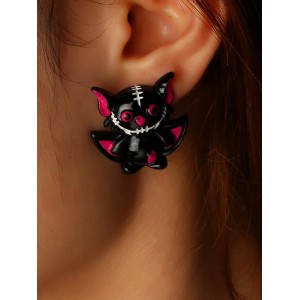 Halloween Bat Shape Earrings Accessories