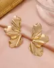 Flower Shape Solid Color Earrings Accessories