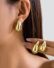 Geometric Solid Color Earrings Accessories