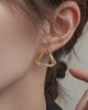 Geometric Solid Color Earrings Accessories