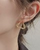 Geometric Solid Color Earrings Accessories