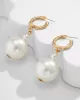 Beaded Pearls Earrings Accessories Drop Earrings