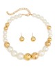 Beaded Contrast Color Dainty Necklace  Accessories + Earrings Accessories