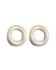 Geometric Hollow Solid Color Normcore Earrings Accessories