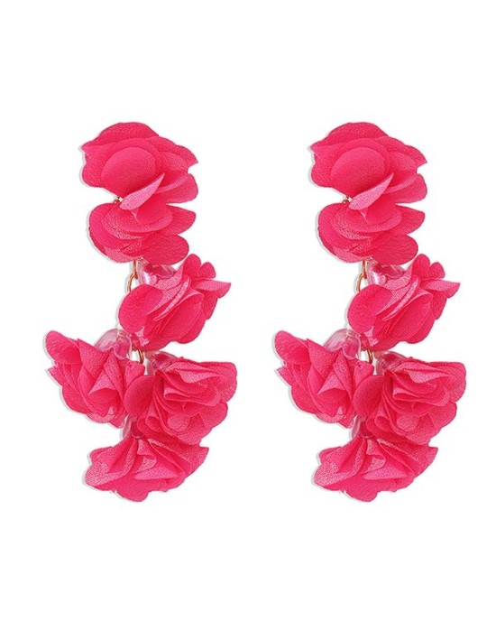 Flower Shape Earrings Accessories Drop Earrings