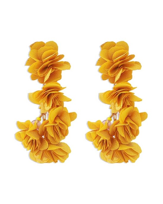 Flower Shape Earrings Accessories Drop Earrings