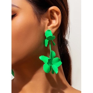 Flower Shape Earrings Accessories Drop Earrings