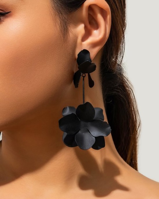 Flower Shape Earrings Accessories Drop Earrings