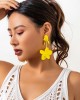 Flower Shape Earrings Accessories Drop Earrings