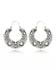 Vintage Alloy Hollow Flower Earrings