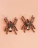 Halloween Pumpkin Skeleton Bat Earrings