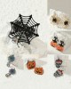 Halloween Pumpkin Spider Bat Earrings