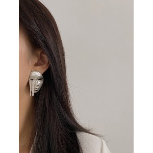 Original Stylish Mask Tassels Earrings