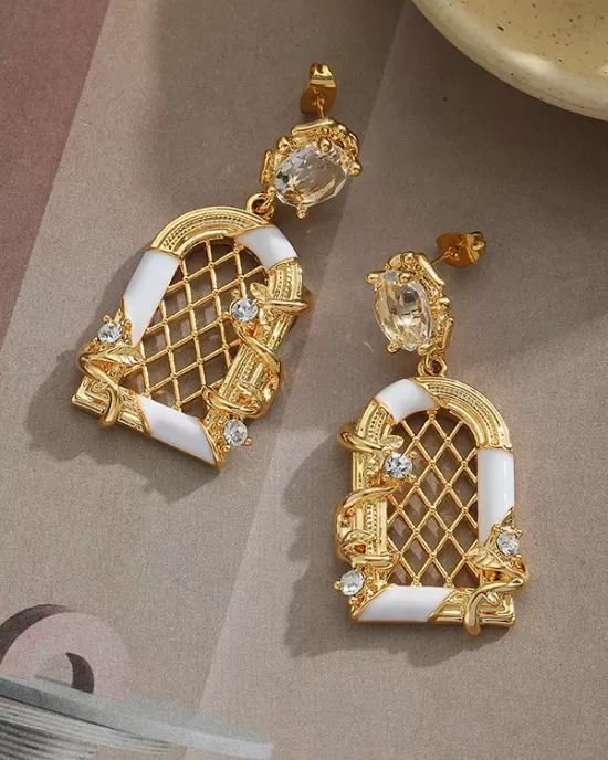 Original Stylish Geometric Hollow Earrings