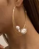 Normcore Tasseled Pearl Ear-Ring