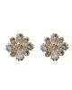 Urban Rhinestone Floral Earrings Accessories