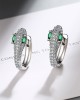 Original Rhinestone Snake Shape Earrings