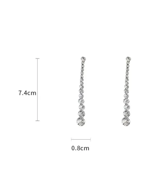 Original Statement Rhinestone Earrings