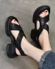 Open Toe Sandals Platform Shoes