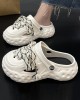 Hollow Round-Toe Slider Sandals Crocs