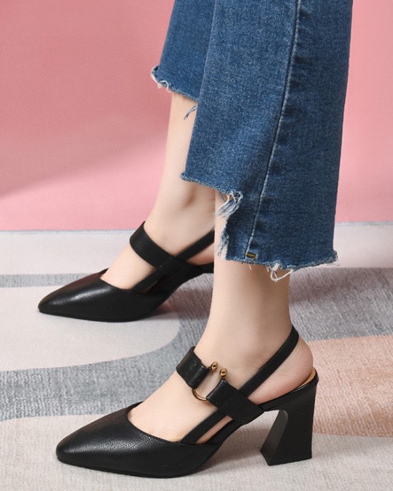 Closed-Toe Casual Shoes Pumps Sandals