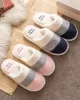 Indoor Non-Slip Keep Warm Striped Slippers