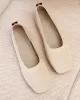 Breathable Solid Color Flat Shoes