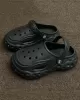 Hollow Round-Toe Slider Sandals Crocs