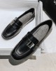 Shallow Cut Square-Toe Loafers