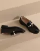 Round-Toe Split-Joint Loafers