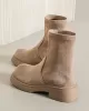 Round-Toe Split-Joint Boots