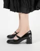 Round-Toe Shallow Cut Split-Joint Pumps Mary Janes