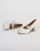 Round-Toe Shallow Cut Split-Joint Pumps Mary Janes