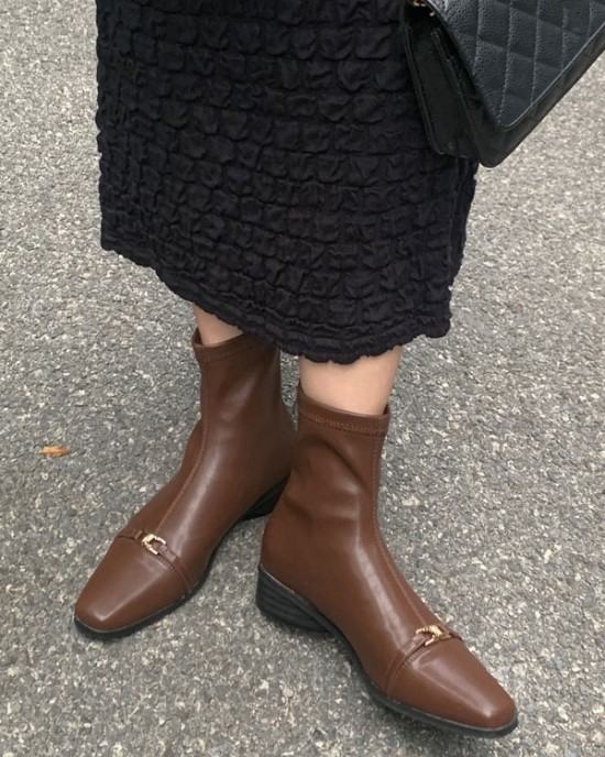 Split-Joint Square-Toe Boots