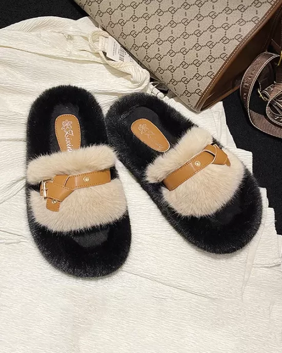 Open Toe Split-Joint Slippers Platform Shoes