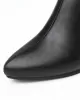 Pointed-Toe Ripped Split-Joint Pumps Chelsea Boots