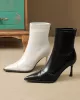 Pointed-Toe Split-Joint Pumps Boots