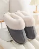 Round-Toe Split-Joint Slippers