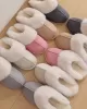 Round-Toe Split-Joint Slippers