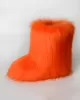 Keep Warm Round-Toe Solid Color Boots