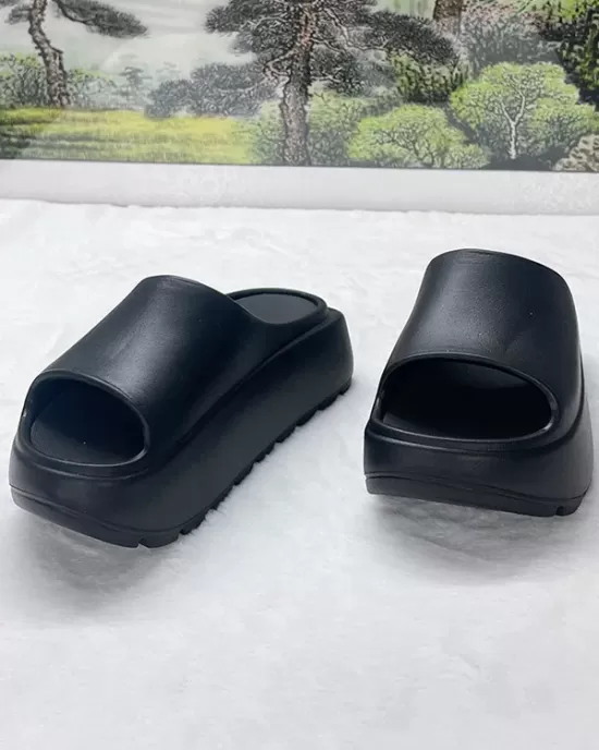 Open Toe Slippers Platform Shoes