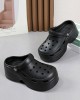 Hollow Sandals Crocs Slippers Platform Shoes