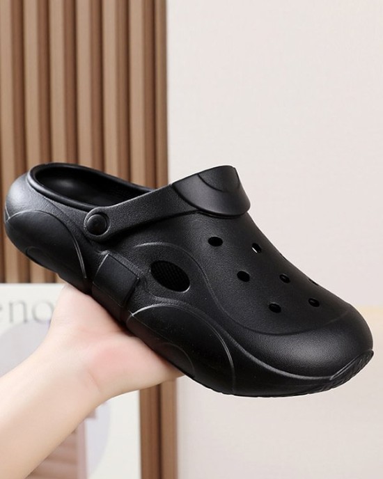 Hollow Sandals Platform Shoes Crocs