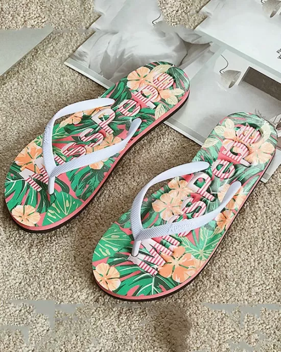 Summer Leisure Flip Flops Outdoor Wear Flat-Bottom Non-Slip Beach Shoes