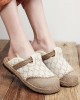 Rhombic Flat Shoes Casual Shoes Slippers