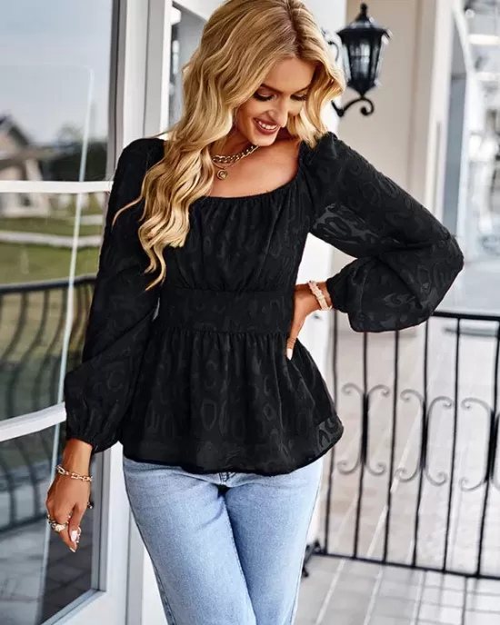 Women's Mesh Long Sleeve Long Top