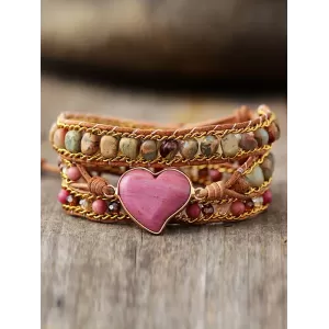 Casual Heart-Shaped Bracelet Accessories